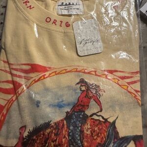 Free people/Sabbi flame Graphic Tee